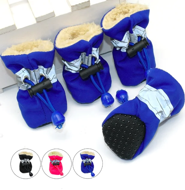4pcs Waterproof Winter Pet Dog Shoes Anti-slip Rain Snow Boots Footwear Thick Warm For Small Cats Dogs Puppy Dog Socks Booties, As pictures
4pcs Waterproof Winter Pet Dog Shoes Anti-slip Rain Snow Boots Footwear Thick Warm For Small Cats Dogs Puppy Dog Socks Booties, As pictures