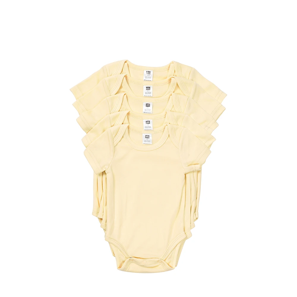 BestSub Wholesale Custom Sublimation Summer Short Sleeve Cotton Newborn Infant Toddler Clothes Boys Jumpsuit Baby Romper, Yellow
BestSub Wholesale Custom Sublimation Summer Short Sleeve Cotton Newborn Infant Toddler Clothes Boys Jumpsuit Baby Romper, Yellow
