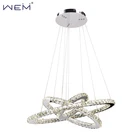 2019 Modern Stainless Steel crystal Chandelier Pendant Light for home