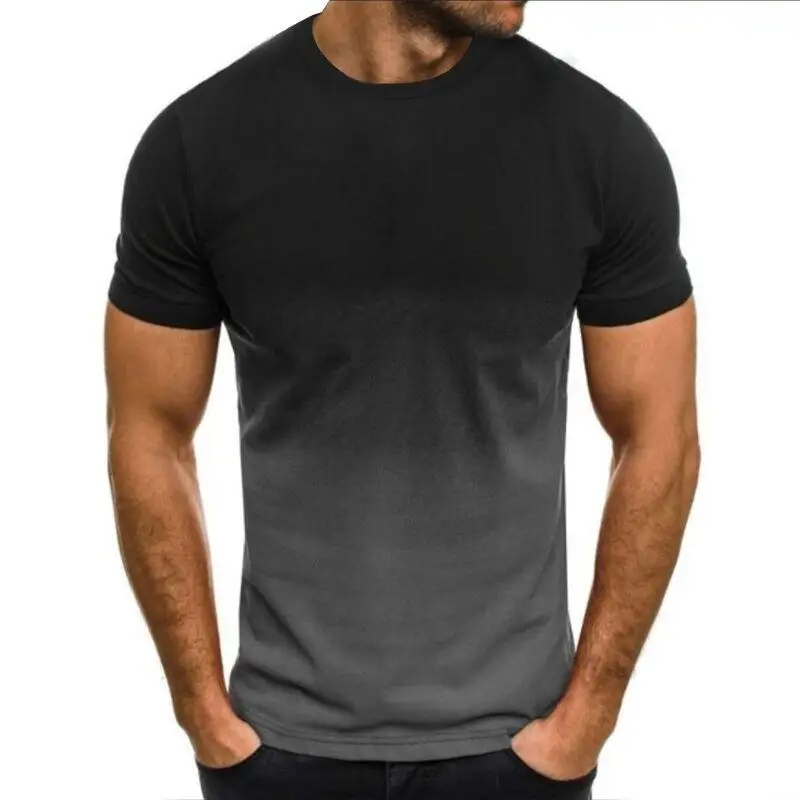 Hot New Design Summer Mens T Shirts Cotton Casual Sports Lapel 3D Gradient Short-Sleeved Round Neck Slim Fit Tee
Hot New Design Summer Mens T Shirts Cotton Casual Sports Lapel 3D Gradient Short-Sleeved Round Neck Slim Fit Tee