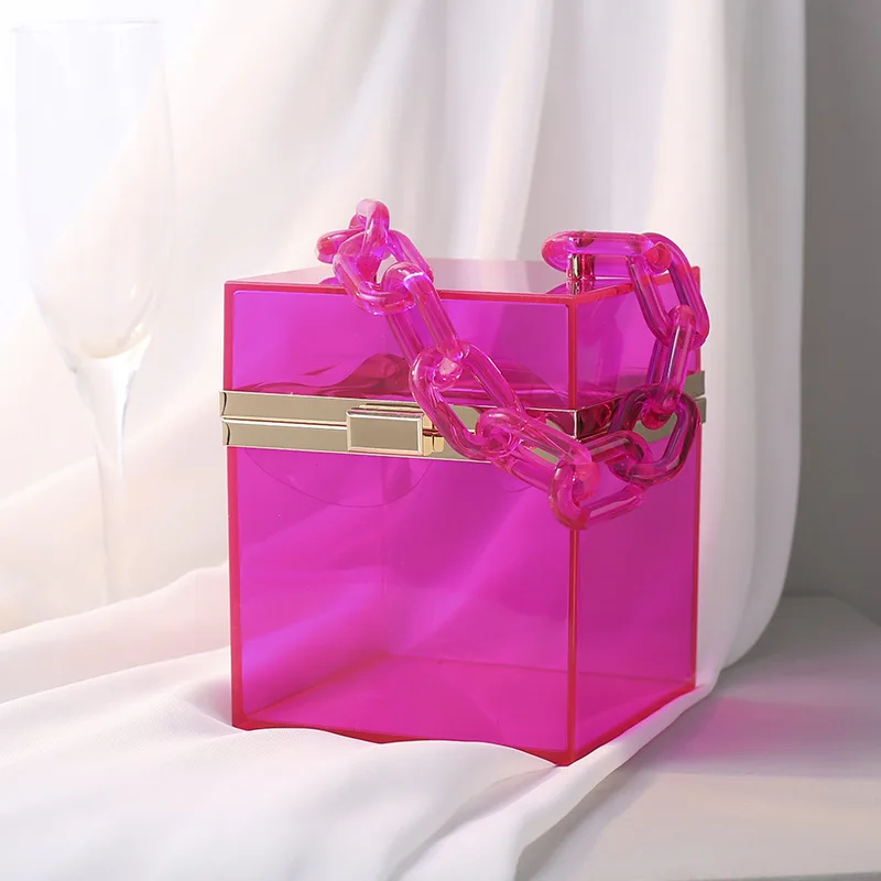 Acrylic Small Square Bag 2020 New Arrival Summer Fahion Bucket Transparent Acrylic Chain Crossbody Bag For Evening Party
Acrylic Small Square Bag 2020 New Arrival Summer Fahion Bucket Transparent Acrylic Chain Crossbody Bag For Evening Party