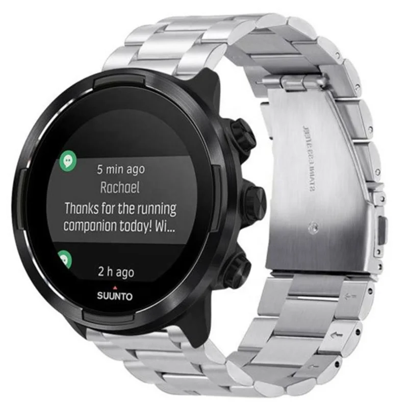 Hot-selling Low Price Replacement Solid 3 Links Stainless Steel Watch Band for Suunto 9/ Baro smart watch
Hot-selling Low Price Replacement Solid 3 Links Stainless Steel Watch Band for Suunto 9/ Baro smart watch