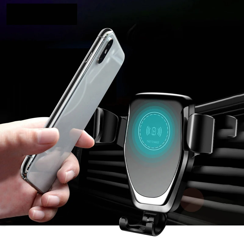 Hot Sales Mobile Phone Charging Holder High Quality Fast Phone Car Holder Wireless Charger, Black
Hot Sales Mobile Phone Charging Holder High Quality Fast Phone Car Holder Wireless Charger, Black