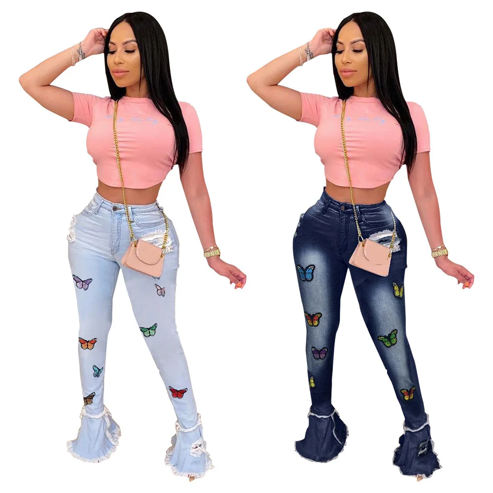 Hot Sale 2021 Women Trousers Casual Vintage Fashionable High Waist Flared Boyfriend Jeans Pantalon Jeans Femme
Hot Sale 2021 Women Trousers Casual Vintage Fashionable High Waist Flared Boyfriend Jeans Pantalon Jeans Femme