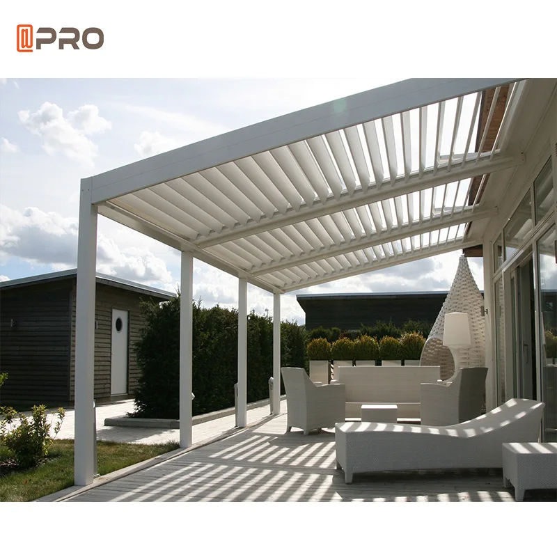 4*4 Meter In Stock Sun Shade Roof Aluminiu Accesorios Bioclimatica Pergola, Customized colors
4*4 Meter In Stock Sun Shade Roof Aluminiu Accesorios Bioclimatica Pergola, Customized colors