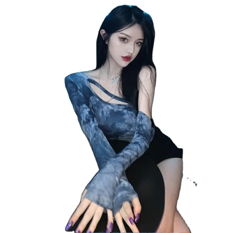 Sexy Club Off Shoulder Asymmetrical T-shirts Slim Long Sleeve Crop Top Women Clothing Fashion Hollow Out Tees Hipster Streetwear
Sexy Club Off Shoulder Asymmetrical T-shirts Slim Long Sleeve Crop Top Women Clothing Fashion Hollow Out Tees Hipster Streetwear