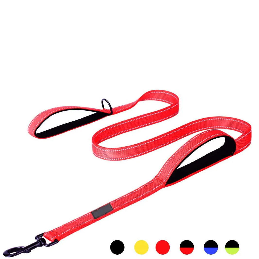 1.5 m Dog Leash Heavy Duty Rope Leash with 2 Padded Handle Pet Training Lead Reflective Double Handle for Large Medium Small Dog
1.5 m Dog Leash Heavy Duty Rope Leash with 2 Padded Handle Pet Training Lead Reflective Double Handle for Large Medium Small Dog