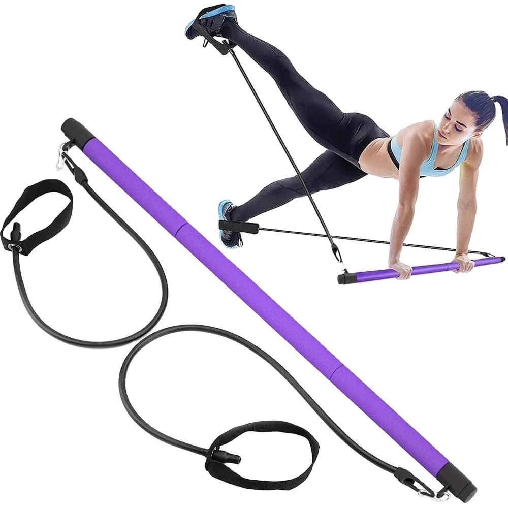 Vigor Power Gear wholesale exercise yoga stick Pilates bar kit with resistance band for home fitness indoor, Purple , pink,black,blue
Vigor Power Gear wholesale exercise yoga stick Pilates bar kit with resistance band for home fitness indoor, Purple , pink,black,blue