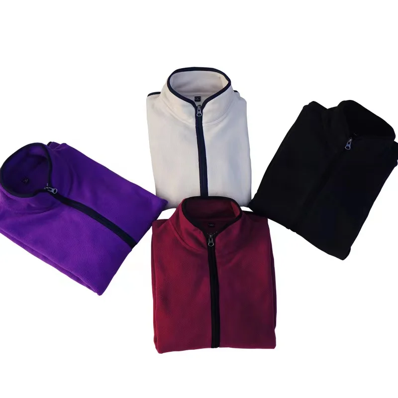 Hot selling high quality autumn winter climbing hiking womens casual loose fit fleece zip up coat, Black/red/beige/purple
Hot selling high quality autumn winter climbing hiking womens casual loose fit fleece zip up coat, Black/red/beige/purple