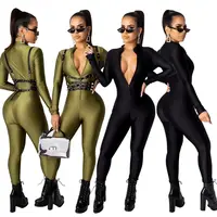 9S03581 good quality full length long sleeve solid Hot Sell Jumpsuit Bodycon Jumpsuits Woman Jumpsuits Women 2019
9S03581 good quality full length long sleeve solid Hot Sell Jumpsuit Bodycon Jumpsuits Woman Jumpsuits Women 2019