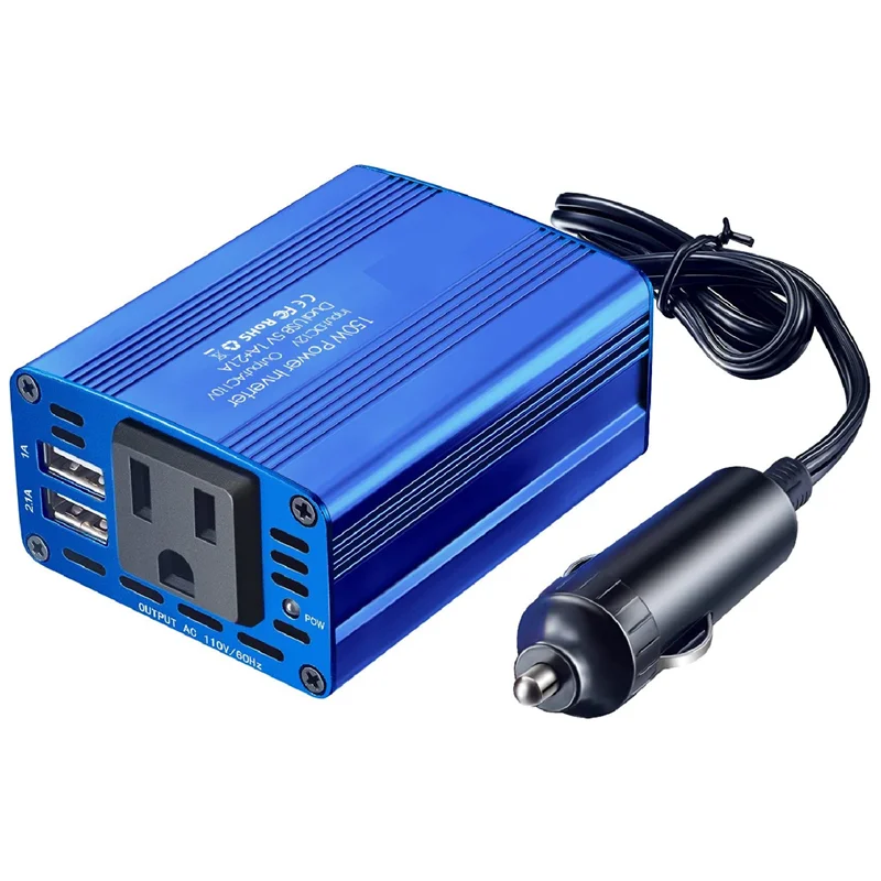 High Efficiency 150W Solar Power Inverter with Dual USB Converter 12V Battery Back up dc ac Charger for Car
High Efficiency 150W Solar Power Inverter with Dual USB Converter 12V Battery Back up dc ac Charger for Car