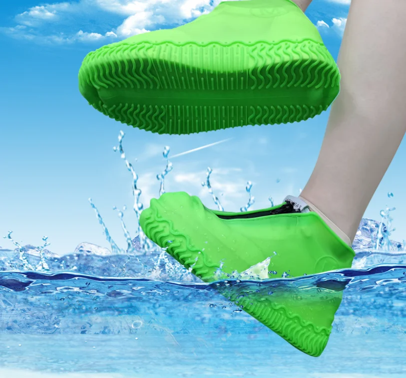 2020 New Silicone Rain Shoe Cover Portable Waterproof Anti-skid Thickened Wear -resistance Zipper Shoe Covers, Black, white, pink, yellow, green, blue, purple, gray
2020 New Silicone Rain Shoe Cover Portable Waterproof Anti-skid Thickened Wear -resistance Zipper Shoe Covers, Black, white, pink, yellow, green, blue, purple, gray