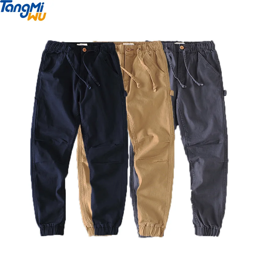 Factory inventory casual elastic waist drawstring mens cotton fashion khaki custom cargo jogger pants men
Factory inventory casual elastic waist drawstring mens cotton fashion khaki custom cargo jogger pants men