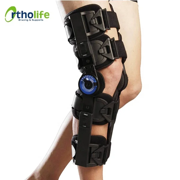OL-KN096 Walk Stabilizer Orthopedic Adjustable Hinged Post-OP Knee Support