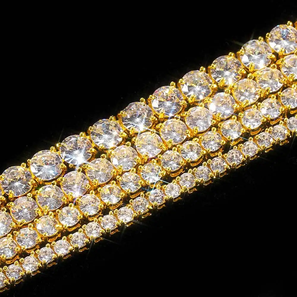 Drop Shipping 1PC Iced Out CZ Diamond Tennis Necklace 3MM 4MM 5MM Tennis Chain Necklace 14K Gold Plated Diamond Choker Necklace
Drop Shipping 1PC Iced Out CZ Diamond Tennis Necklace 3MM 4MM 5MM Tennis Chain Necklace 14K Gold Plated Diamond Choker Necklace