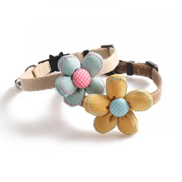 Cat Products Wholesale Manufacturer Multiple Colors Flower Cat Cotton Neck Collar With Cute Bell
Cat Products Wholesale Manufacturer Multiple Colors Flower Cat Cotton Neck Collar With Cute Bell