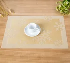 Table Decoration Western-style Wear-resistant Washable PVC Table Mat As Christmas Decoration Supplies