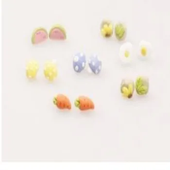 GODBEAD fashion jewelry Fruits vegetable ceramic stud earring girls Christmas gift jewelry
GODBEAD fashion jewelry Fruits vegetable ceramic stud earring girls Christmas gift jewelry