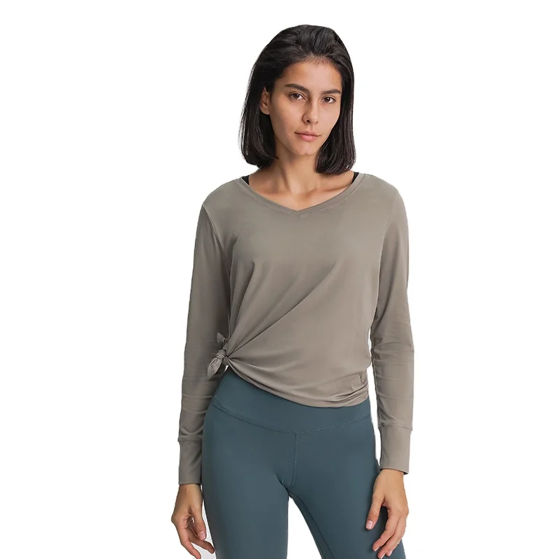 Sport Clothes Yoga Sports Fitness Wear Tops Long Sleeve Nylon T-shirts Gym T-shirts Women, Picture shows
Sport Clothes Yoga Sports Fitness Wear Tops Long Sleeve Nylon T-shirts Gym T-shirts Women, Picture shows