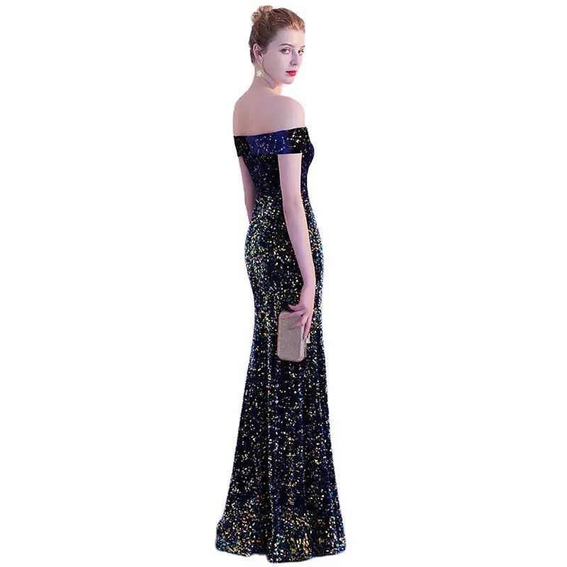 2021 hot selling new solid Mermaid Sequin Trailing party evening dress elegant ball Bridesmaid long dress
2021 hot selling new solid Mermaid Sequin Trailing party evening dress elegant ball Bridesmaid long dress