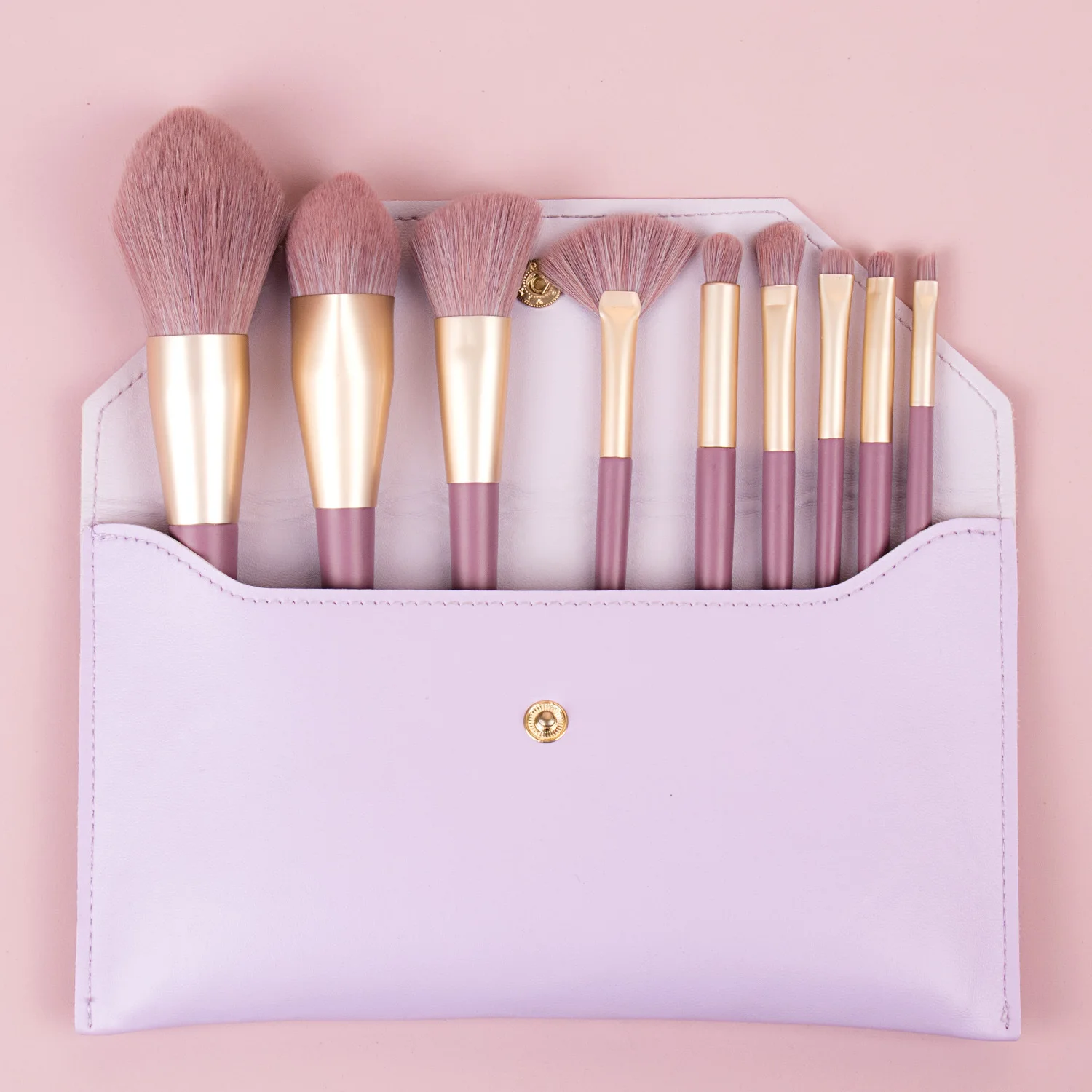 Uniasia Super Hot Luxury High Quality Vegan 9 pcs Gift Make Up Brushes New Gradient Color Custom Cosmetic Makeup Brush Set, Purple
Uniasia Super Hot Luxury High Quality Vegan 9 pcs Gift Make Up Brushes New Gradient Color Custom Cosmetic Makeup Brush Set, Purple