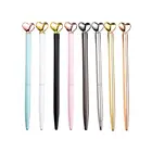 New Design Metal Love Heart Shape Gift Pen Custom Logo Ballpoint Pen