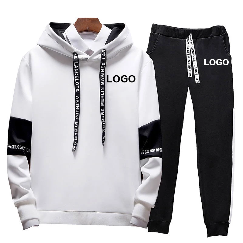 Custom LOGO Brand Pullover Hoodies Pants Two Piece Set Men Black White Jogging Suit Tracksuit Streetwear Sweatsuit, Customized color
Custom LOGO Brand Pullover Hoodies Pants Two Piece Set Men Black White Jogging Suit Tracksuit Streetwear Sweatsuit, Customized color