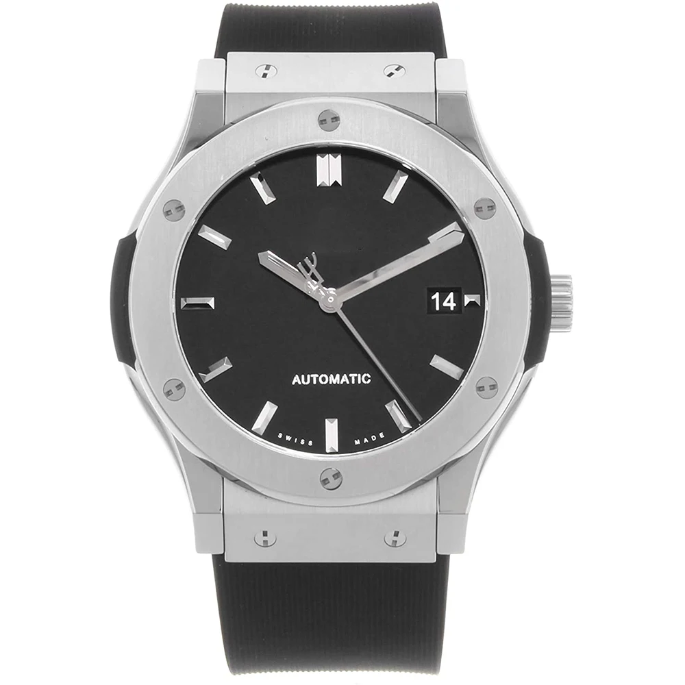 Classic Fusion Titanium Mechanical Watch Men's Black Leather Strap Waterproof Automatic Watches
Classic Fusion Titanium Mechanical Watch Men's Black Leather Strap Waterproof Automatic Watches