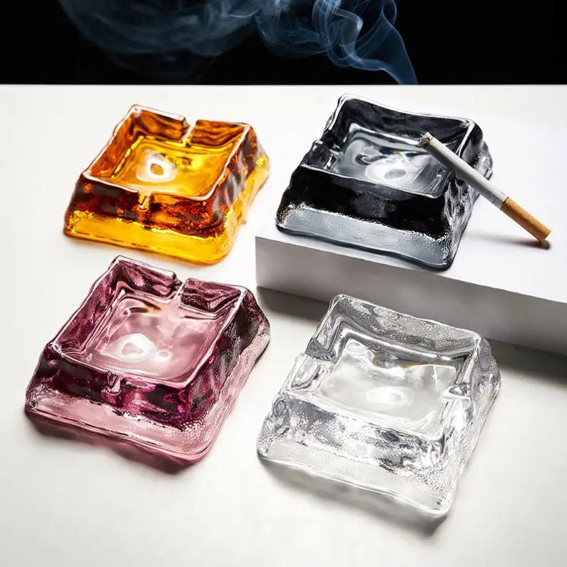 glass Windproof Ashtray With lid for Tabletop Gift for friends Hotel home decoration accessories Smokeless Ashtray Holder
glass Windproof Ashtray With lid for Tabletop Gift for friends Hotel home decoration accessories Smokeless Ashtray Holder