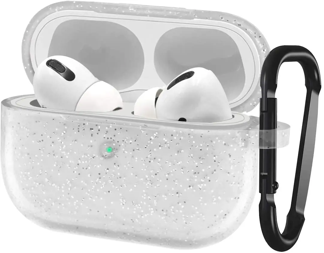 HOCAYU Soft Bling Glitter Cover For Airpods Pro Case Tpu Flexible Case Shockproof Anti-Dirt Safety Buckle For Airpods Housing
HOCAYU Soft Bling Glitter Cover For Airpods Pro Case Tpu Flexible Case Shockproof Anti-Dirt Safety Buckle For Airpods Housing