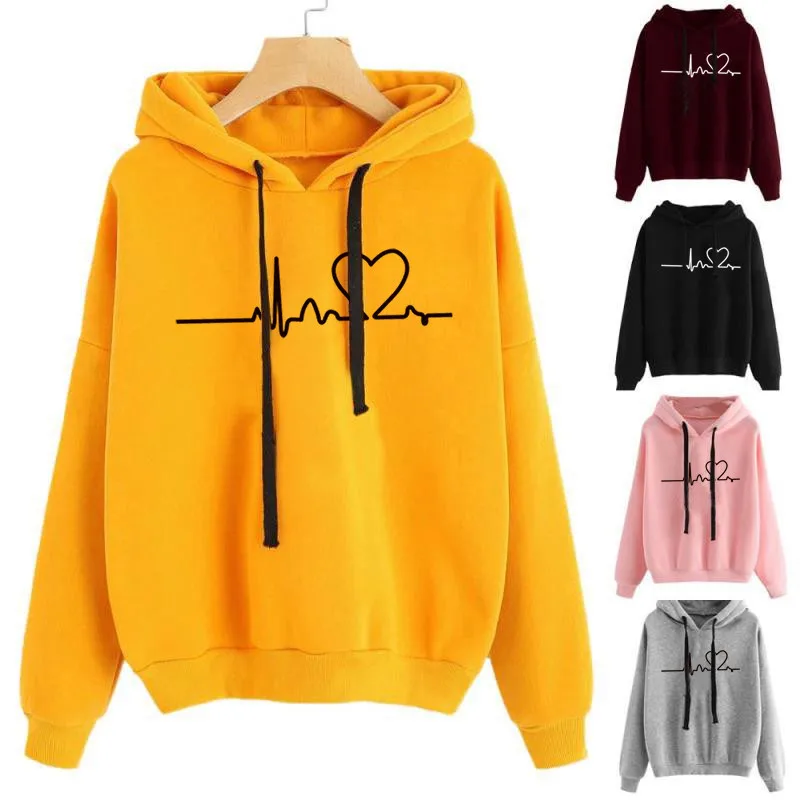 Women's Heartbeat Ultra Soft Sweatshirt Cotton Custom Design Oversize Hoodie Sweatshirts Casual Pullovers Autumn Winter Clothes, 5 colors as picture
Women's Heartbeat Ultra Soft Sweatshirt Cotton Custom Design Oversize Hoodie Sweatshirts Casual Pullovers Autumn Winter Clothes, 5 colors as picture