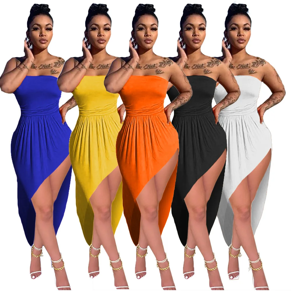 C0310SW13 Wholesale Apparel Sexy Solid Color Off Shoulder Slit Dress Women, 5 colors
C0310SW13 Wholesale Apparel Sexy Solid Color Off Shoulder Slit Dress Women, 5 colors