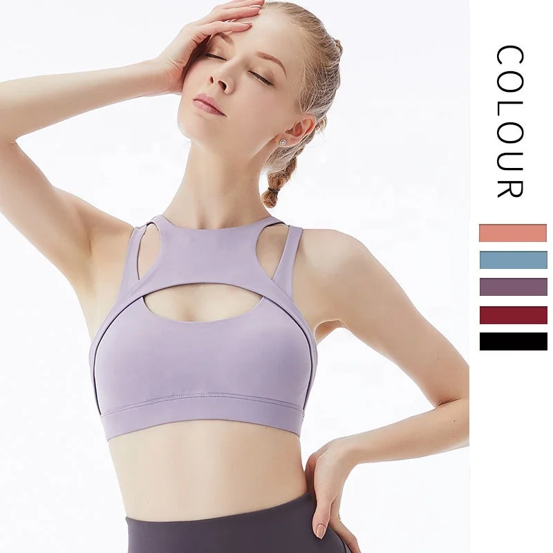 B15161A Gym Running Crop Tops Women Soft Nylon Fitness Yoga Sport Bras Tops Padded Workout Brassiere, Shown
B15161A Gym Running Crop Tops Women Soft Nylon Fitness Yoga Sport Bras Tops Padded Workout Brassiere, Shown