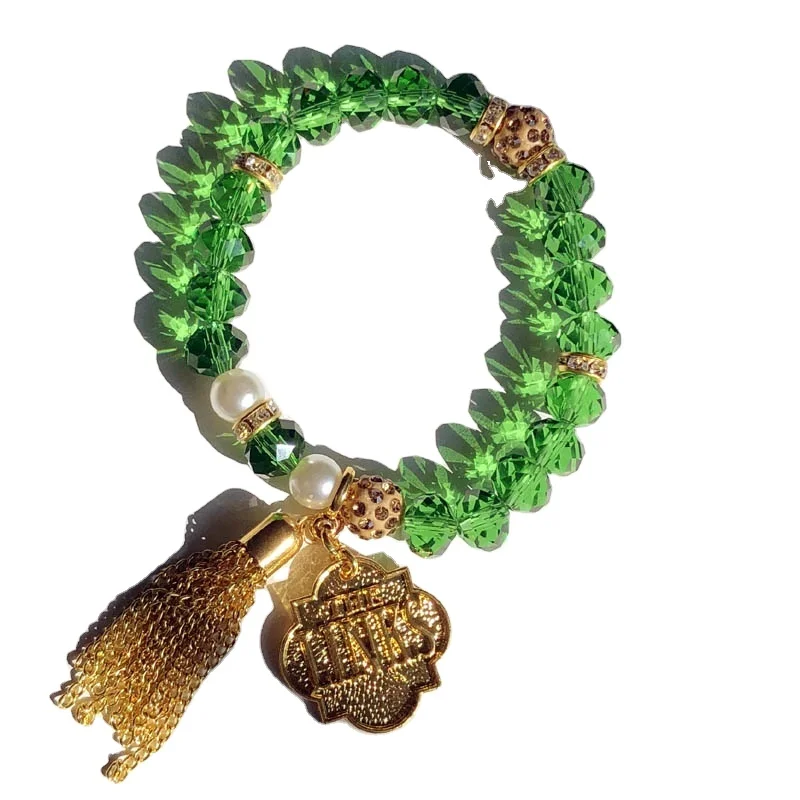 New Green Color The Links Inc Emerald gold crystal Beads Bracelet Jewelry For Women Gift
New Green Color The Links Inc Emerald gold crystal Beads Bracelet Jewelry For Women Gift