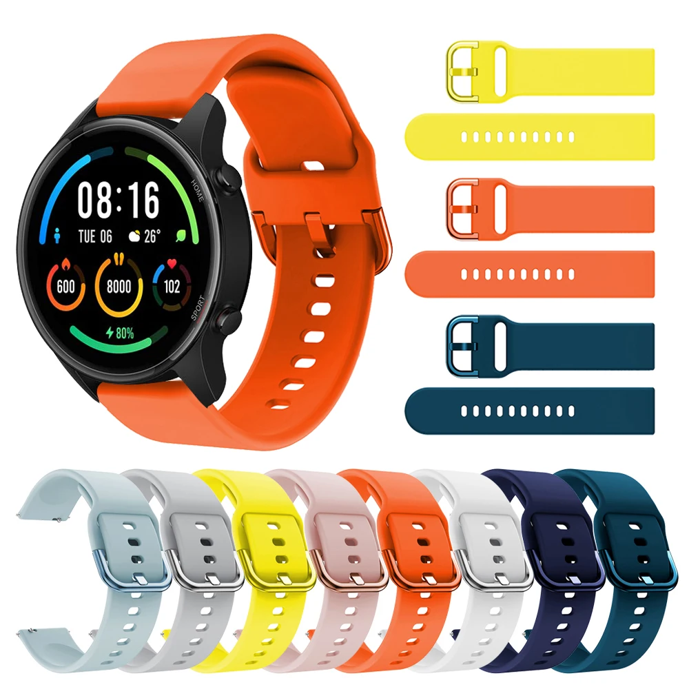 Lianmi Original Wristband Mi Watch Strap 20mm Soft Silicone Mi Watch Color Band With Coloured Buckle, Multi colors/as the picture shows
Lianmi Original Wristband Mi Watch Strap 20mm Soft Silicone Mi Watch Color Band With Coloured Buckle, Multi colors/as the picture shows
