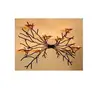 Metal Twig Wall Sconce With Votives