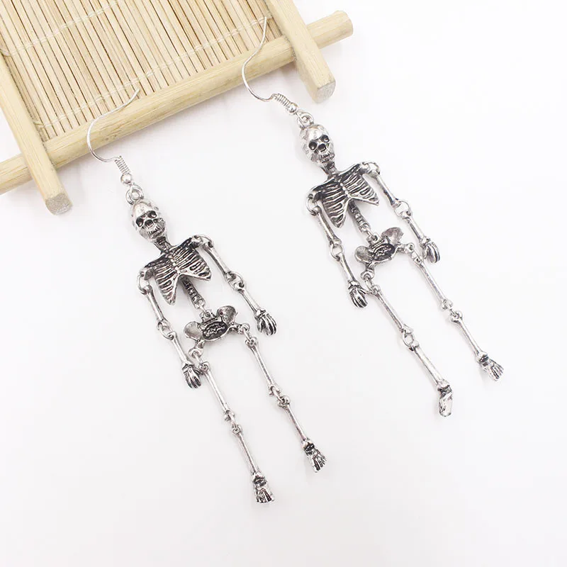 Retro Distressed Skeleton Earrings Personality Harajuku Exaggerated Dark Punk Skull Earrings
Retro Distressed Skeleton Earrings Personality Harajuku Exaggerated Dark Punk Skull Earrings