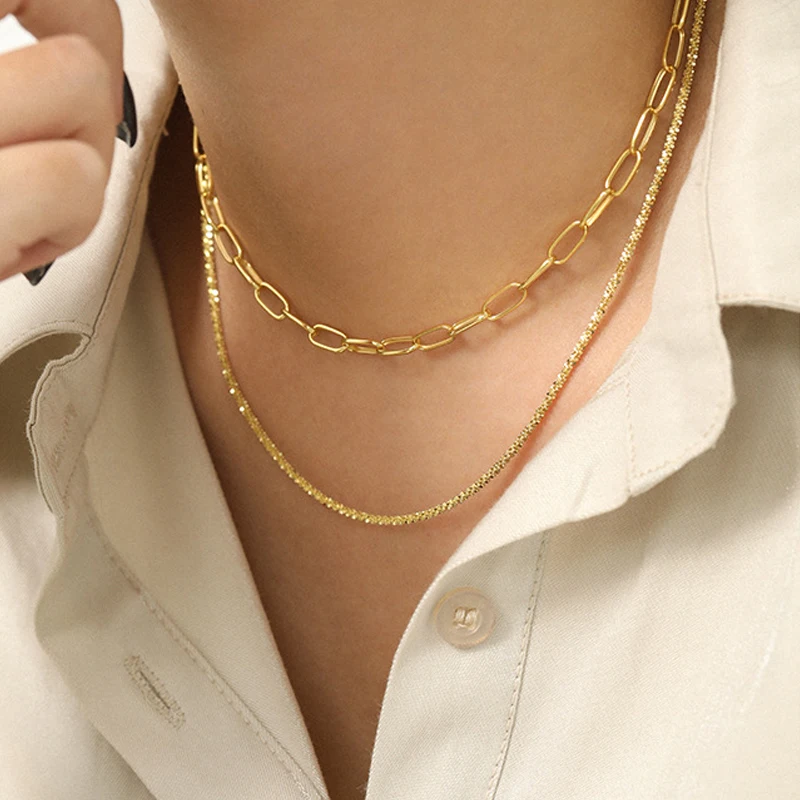 925 Sterling Silver Sideways Necklace Gold-plated Chain For Woman Men Fashion Wedding Engagement accessories Jewelry, Gold,silver,platinum
925 Sterling Silver Sideways Necklace Gold-plated Chain For Woman Men Fashion Wedding Engagement accessories Jewelry, Gold,silver,platinum