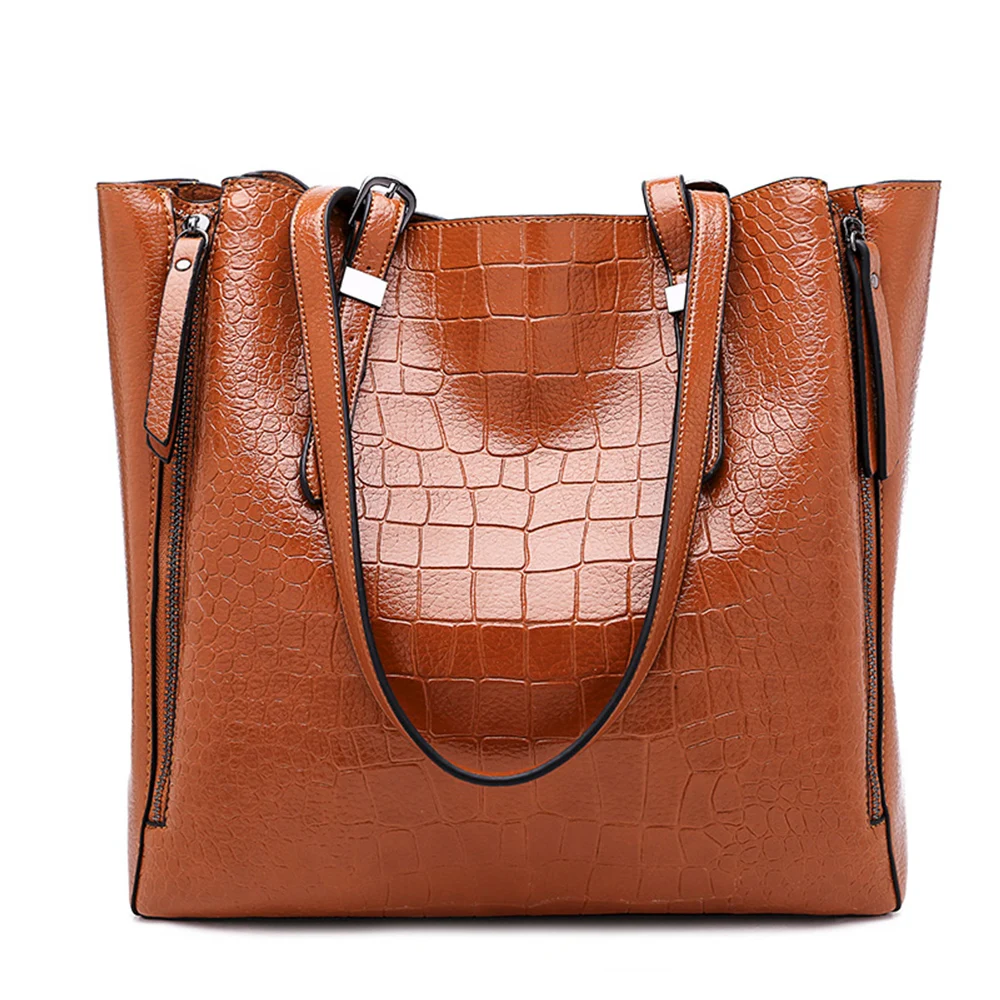 Shengnuo Manufacturer Wholesale Grey Brown Crocodile Leather Tote Handbag For Women, Customizable
Shengnuo Manufacturer Wholesale Grey Brown Crocodile Leather Tote Handbag For Women, Customizable