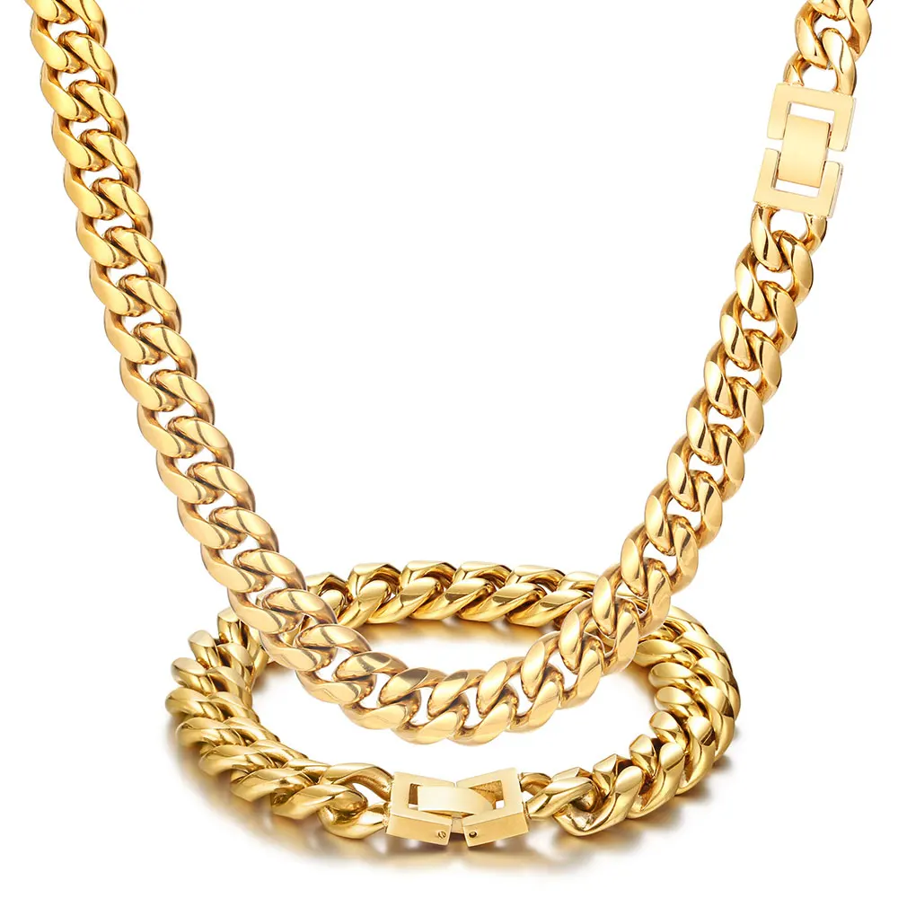 Wholesale Mens Stainless Steel Cuban Link Necklace Jewelry Cadenas de Hombre Hip Hop 18k Gold Plated Chain, Silver/gold /rainbow/black
Wholesale Mens Stainless Steel Cuban Link Necklace Jewelry Cadenas de Hombre Hip Hop 18k Gold Plated Chain, Silver/gold /rainbow/black