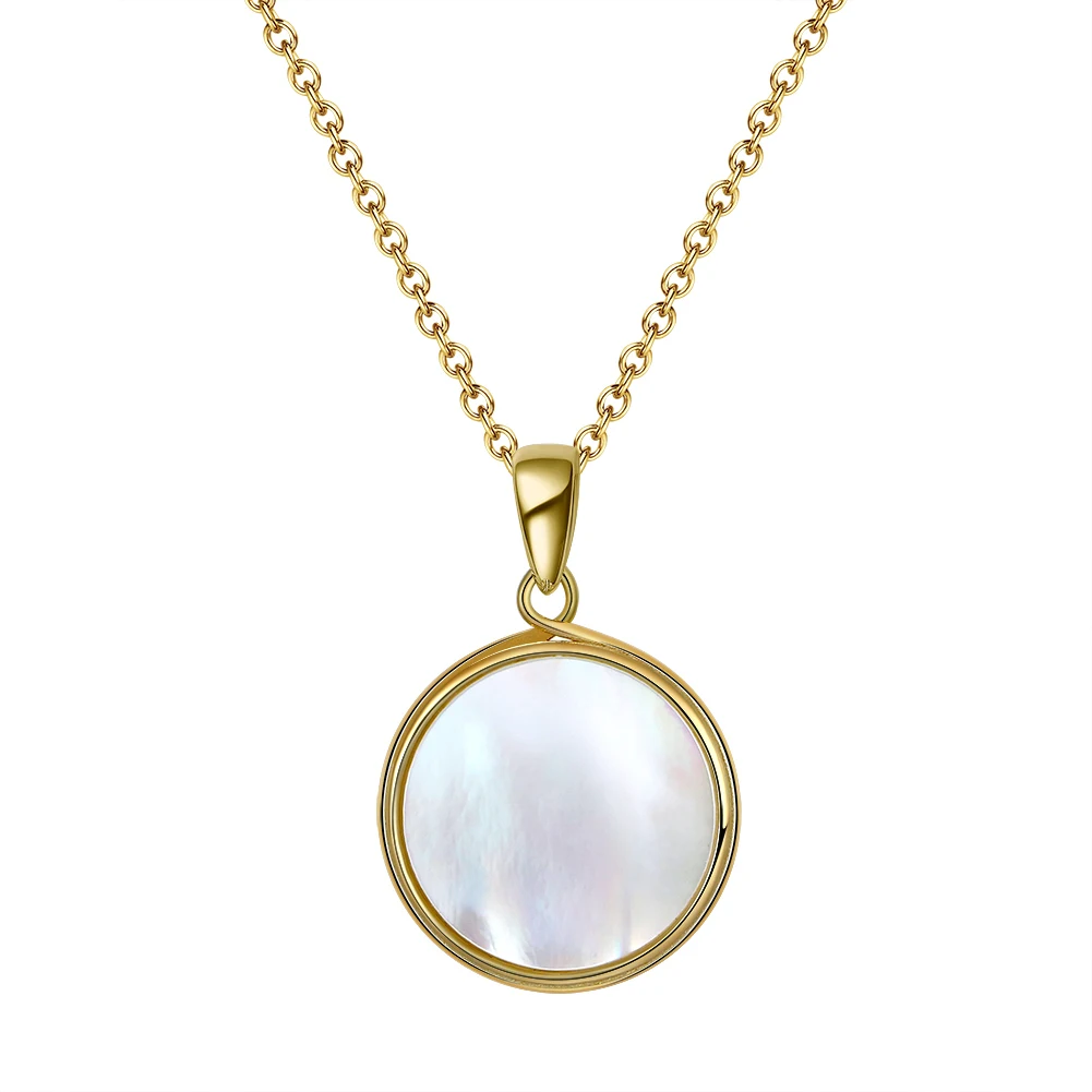 RINNTIN GMN12 Natural Seashell 14K Gold Plated Necklace for Women Girls Solid 925 Sterling Silver Pendant Necklace
RINNTIN GMN12 Natural Seashell 14K Gold Plated Necklace for Women Girls Solid 925 Sterling Silver Pendant Necklace