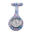 Nurses Watch Custom Silicon Nurses Lapel Pin-on Brooch Fob Watch With Colorful Full Printing Custom Logo Printing Available