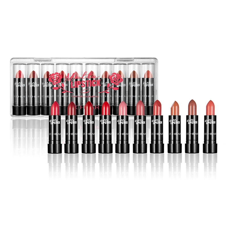 LCHEAR private label lipstick fashions custom Halloween waterproof long Lasting makeup matte lipstick set
LCHEAR private label lipstick fashions custom Halloween waterproof long Lasting makeup matte lipstick set