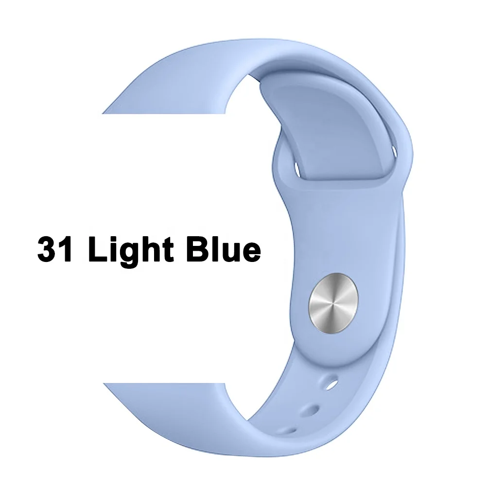ShanHai Sport Band For Watch Band 40mm 44mm 42mm 38mm, Soft Silicone Sport Strap Replacement Bands For 2018 Watch Series 4/3/2/1, Multi-color optional or customized
ShanHai Sport Band For Watch Band 40mm 44mm 42mm 38mm, Soft Silicone Sport Strap Replacement Bands For 2018 Watch Series 4/3/2/1, Multi-color optional or customized