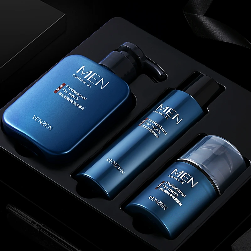 VENZEN Private Label Mens Skincare Products Acne Treatment Repair Moisturizing Oil Control Skin Care Set for Men Face
VENZEN Private Label Mens Skincare Products Acne Treatment Repair Moisturizing Oil Control Skin Care Set for Men Face
