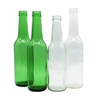 Professional manufacturer wholesale can be environmentally recycled 330ml beer glass bottle