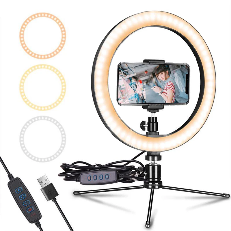 360 Degree Rotation Video Shooting Beauty Fill-In Light with Tripod Stand for Live Streaming Video Makeup
360 Degree Rotation Video Shooting Beauty Fill-In Light with Tripod Stand for Live Streaming Video Makeup