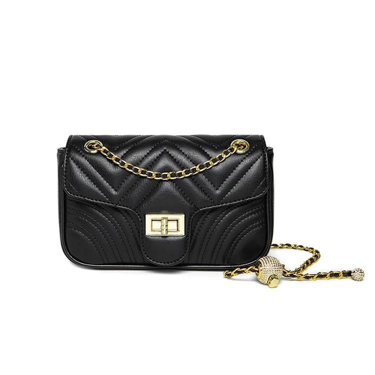 EM764 Popular female version rhombic gold bead casual one-shoulder chain handbag women's pu leather crossbody messenger bag
EM764 Popular female version rhombic gold bead casual one-shoulder chain handbag women's pu leather crossbody messenger bag