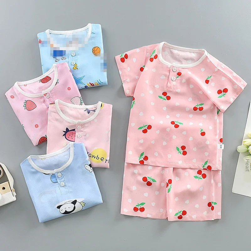 Breathable OEM Service Girls Summer Clothes Short Sleeve Cotton Pajamas Boy's T-shirts Clothing Sets kids clothing, Picture
Breathable OEM Service Girls Summer Clothes Short Sleeve Cotton Pajamas Boy's T-shirts Clothing Sets kids clothing, Picture