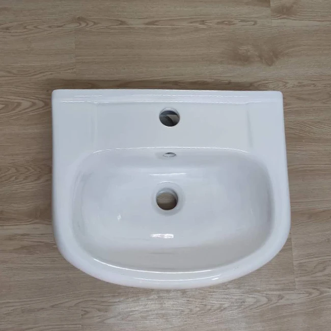 Tarpul Hot Seller Modern Sanitary Ware Bathroom Wudu Wash Basins Ceramic Vanity Wall Hung Pedestal Basin Sink manufacture